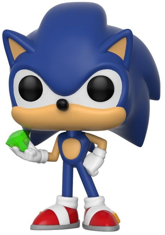 POP!284 Sonic With Emerald-Sonic The Hedgehog